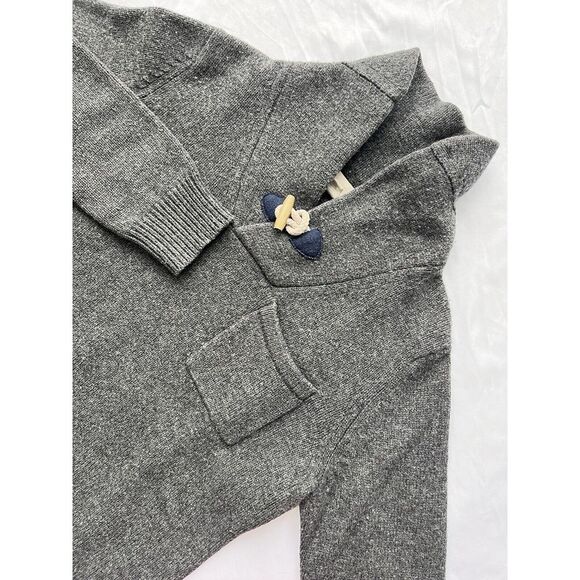 Frederick Anderson Copenhagen Men's‎ Lambs Wool Pullover Sweater S Charcoal Grey - Picture 1 of 11